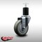 Service Caster 4'' SS Gray Poly Wheel Swivel 1-3/4'' Expanding Stem Caster SCC-SSEX20S414-PPUB-134 - alternate 3